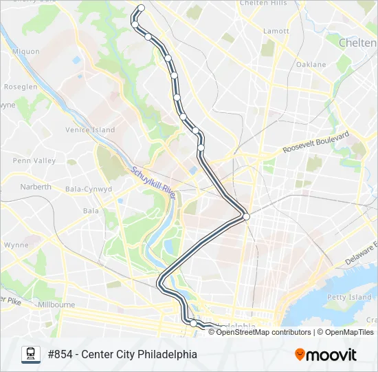 CHW Train Line Map