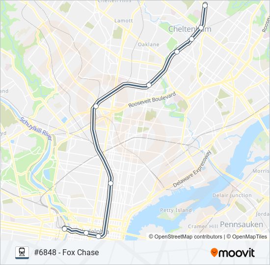 FOX train Line Map