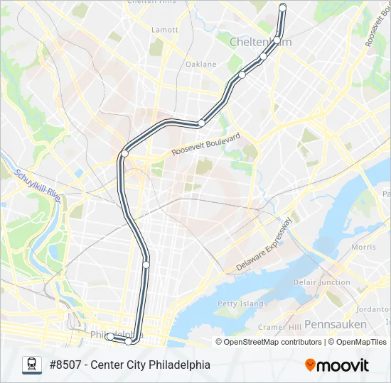 FOX Train Line Map