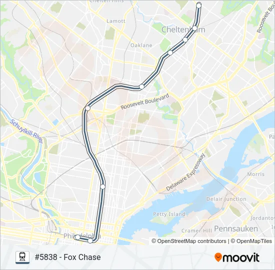 FOX Train Line Map