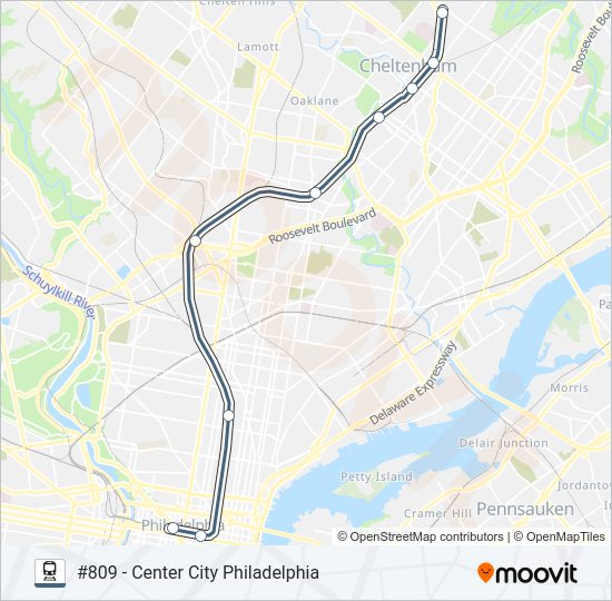 FOX train Line Map