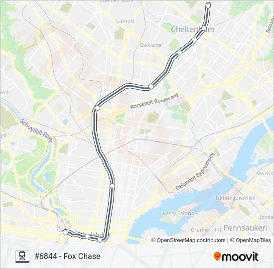 FOX Train Line Map