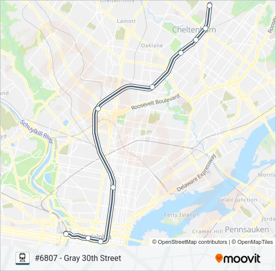 FOX Train Line Map