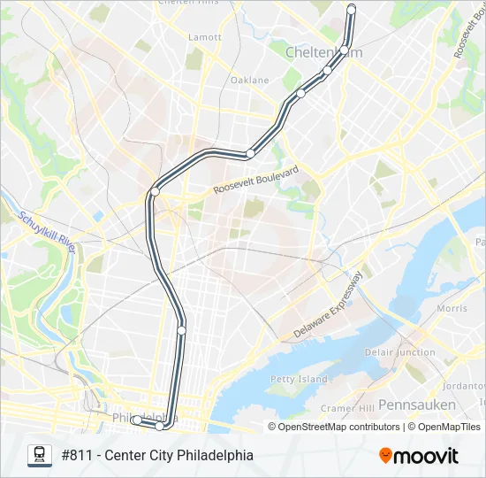 FOX Train Line Map