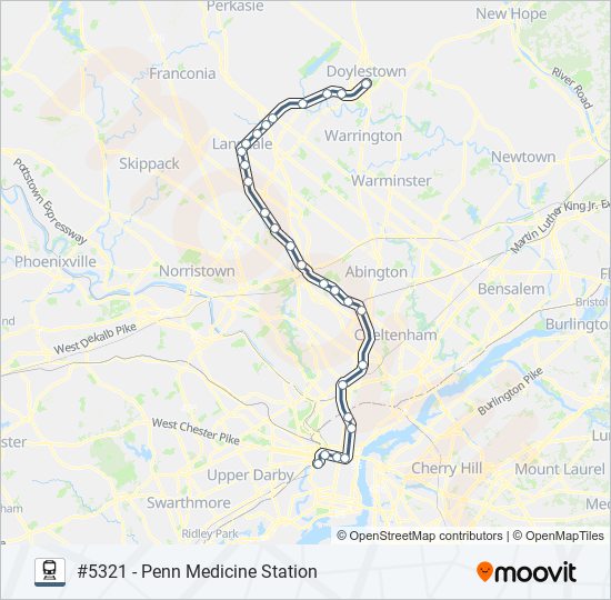 LAN train Line Map