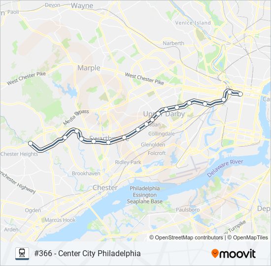 MED train Line Map