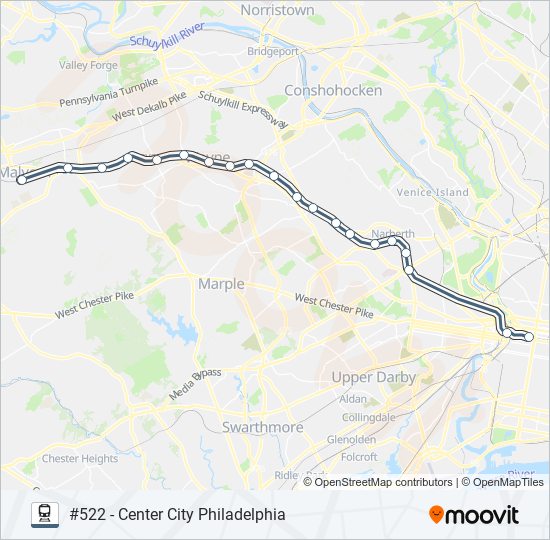 PAO train Line Map
