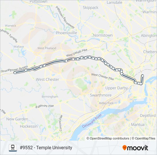 PAO train Line Map