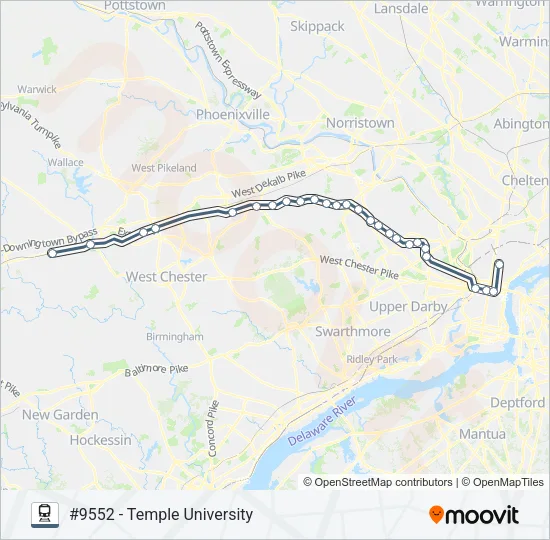 PAO Train Line Map
