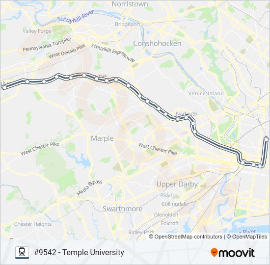 PAO train Line Map