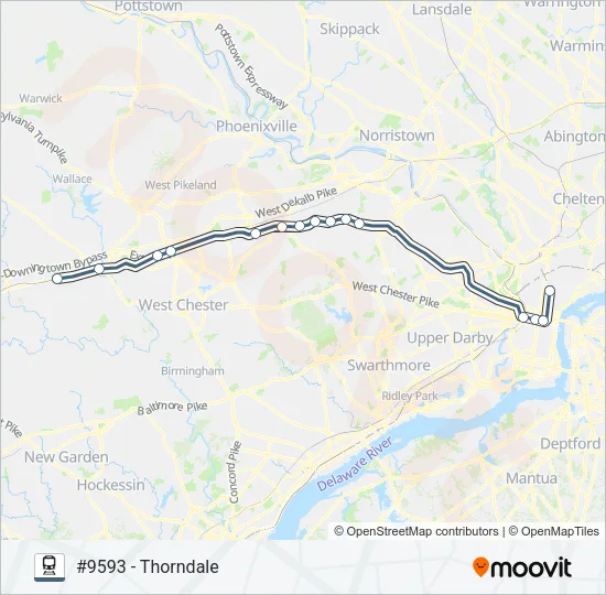 PAO Train Line Map