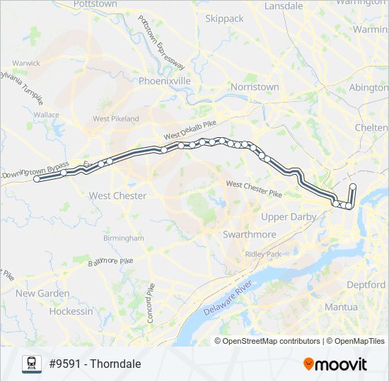 PAO train Line Map