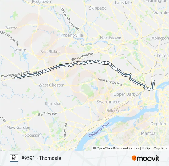 PAO Train Line Map