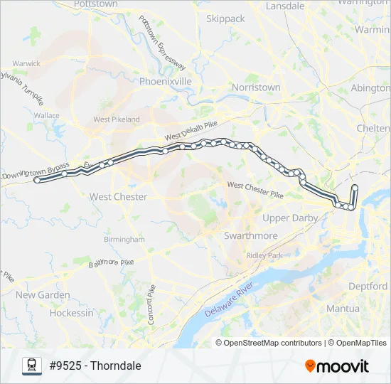 PAO Train Line Map