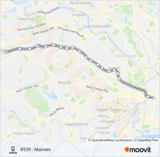 PAO train Line Map