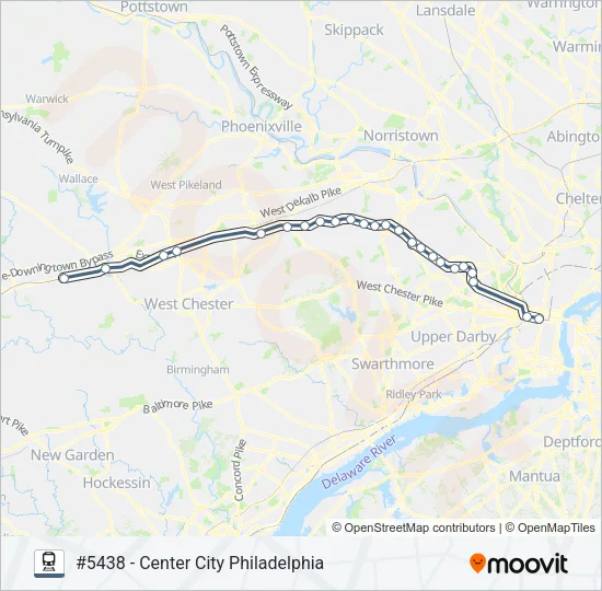PAO Train Line Map