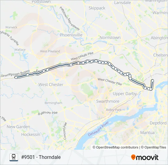 PAO Train Line Map