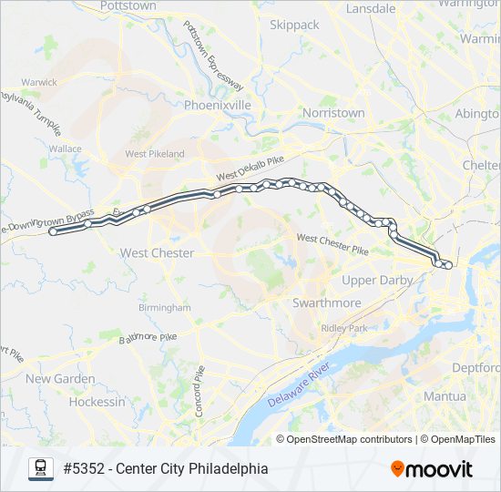 PAO train Line Map