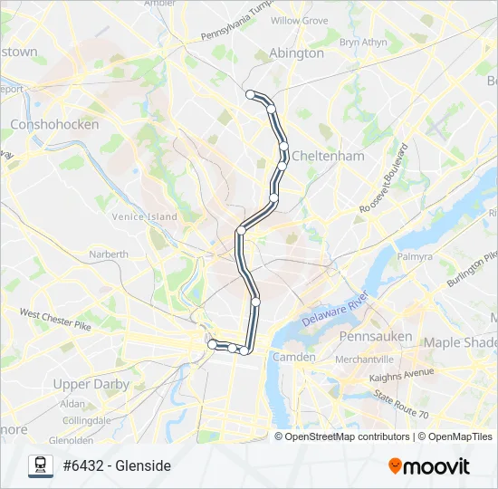 WAR Train Line Map