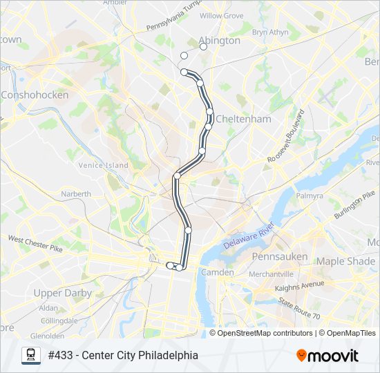 WAR train Line Map