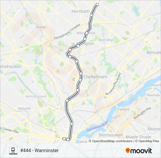 WAR Train Line Map