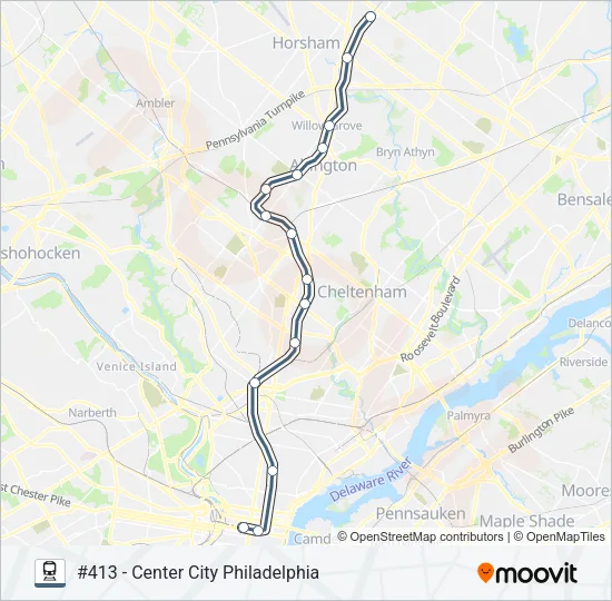 WAR Train Line Map
