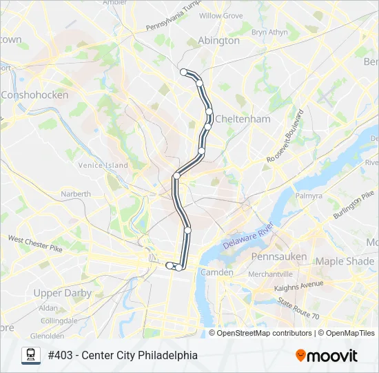 WAR Train Line Map