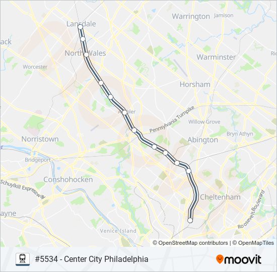 WAR train Line Map