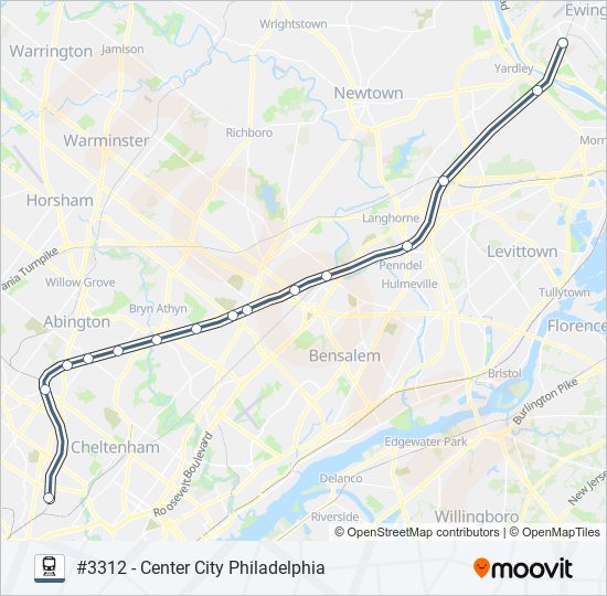 WAR train Line Map