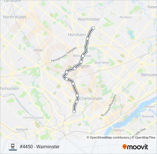 WAR Train Line Map