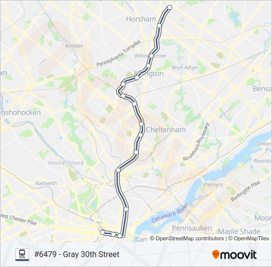 WAR train Line Map