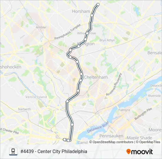 WAR Train Line Map