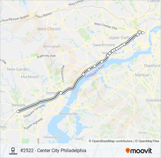 Mapa de WIL de tren