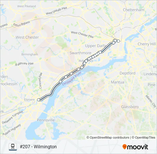 WIL Train Line Map