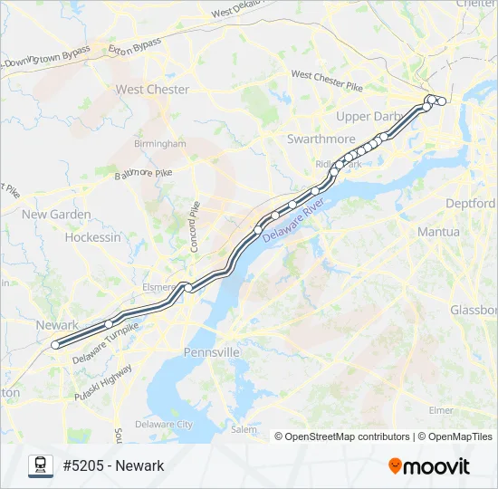 WIL Train Line Map