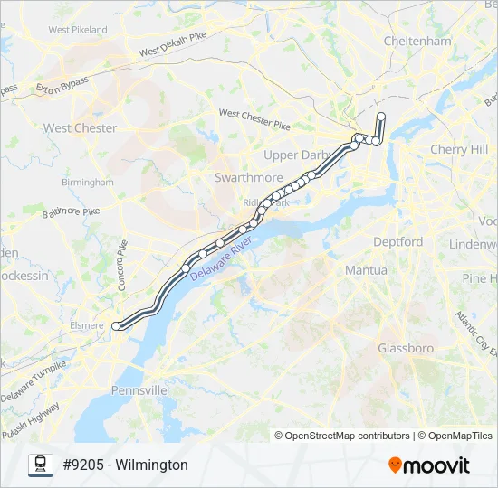 WIL Train Line Map