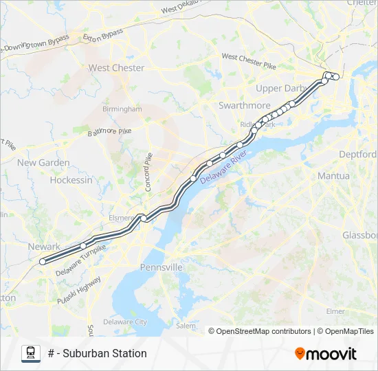 WIL Train Line Map