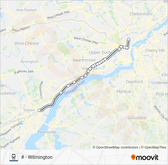 WIL Train Line Map