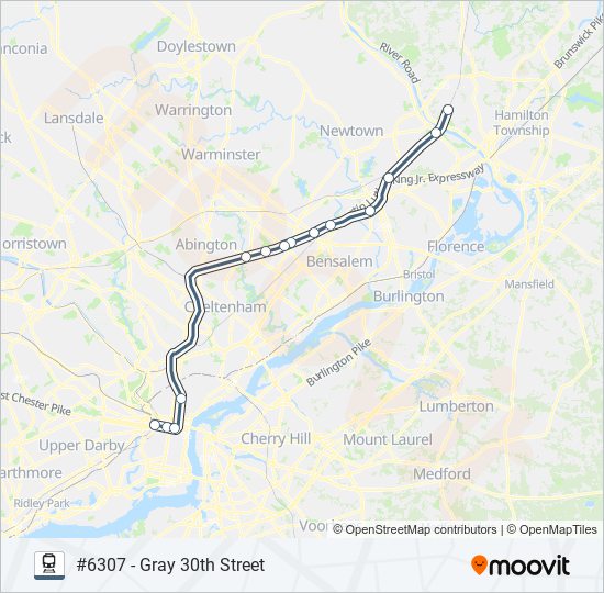 Mapa de WTR de tren