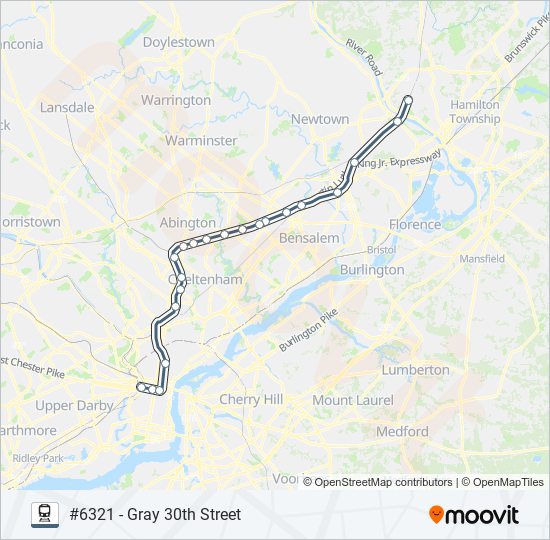 Mapa de WTR de tren