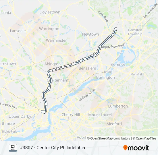 WTR Train Line Map