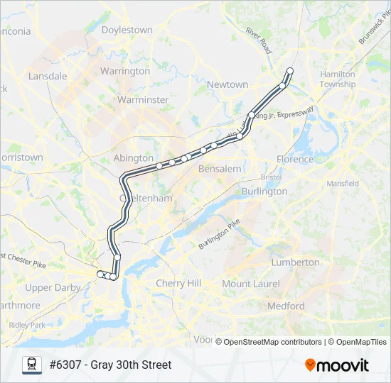 WTR Train Line Map