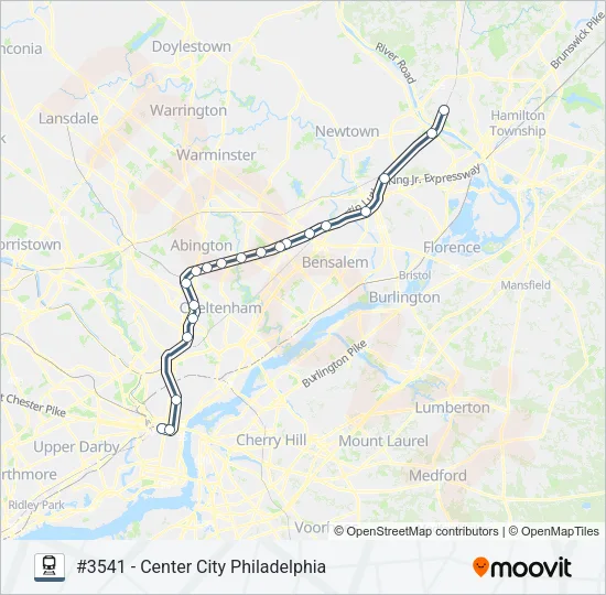 WTR Train Line Map