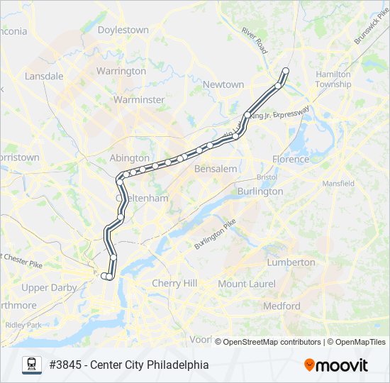 WTR Train Line Map