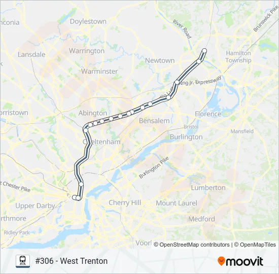 WTR Train Line Map
