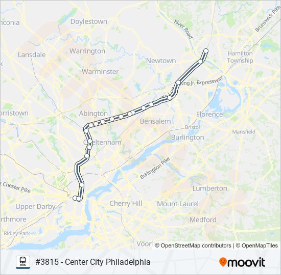 Mapa de WTR de tren