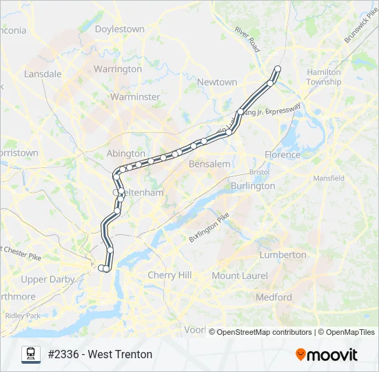 WTR Train Line Map