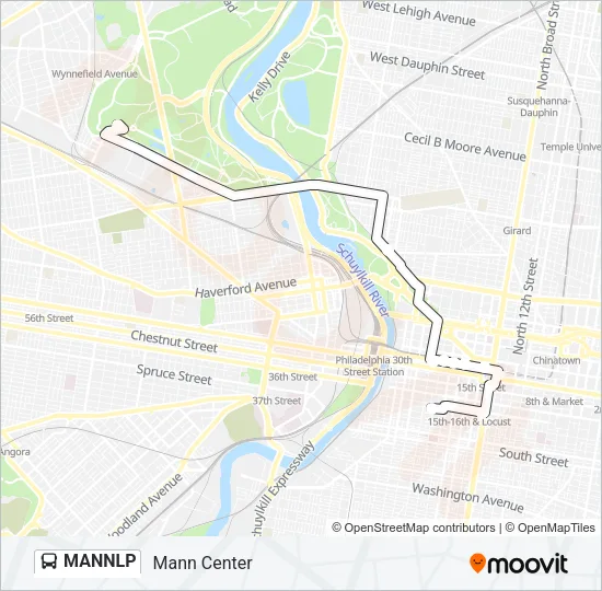 MANNLP Bus Line Map