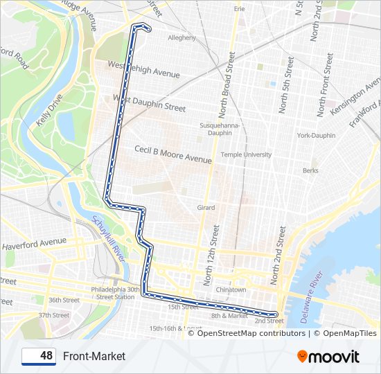 philadelphia bus route map