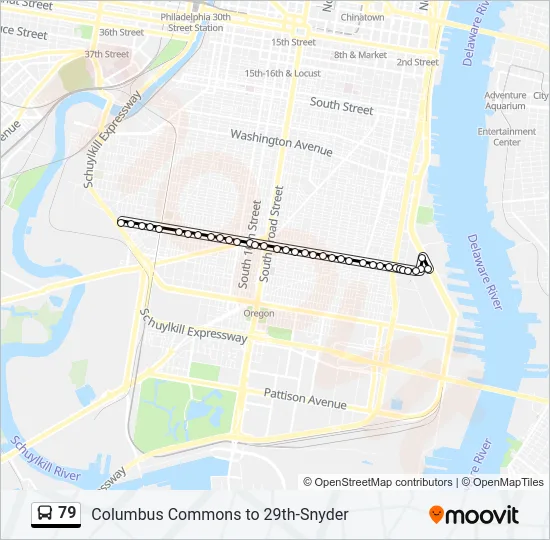 79 Bus Line Map